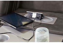 fyne dyme shadow power reclining sofa   