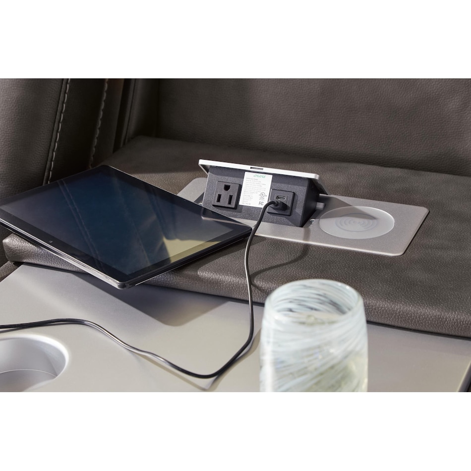 fyne dyme shadow power reclining sofa   