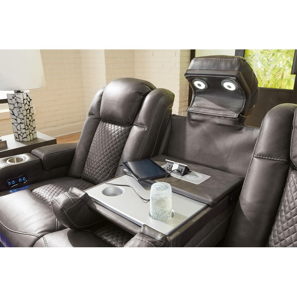 fyne dyme shadow power reclining sofa   