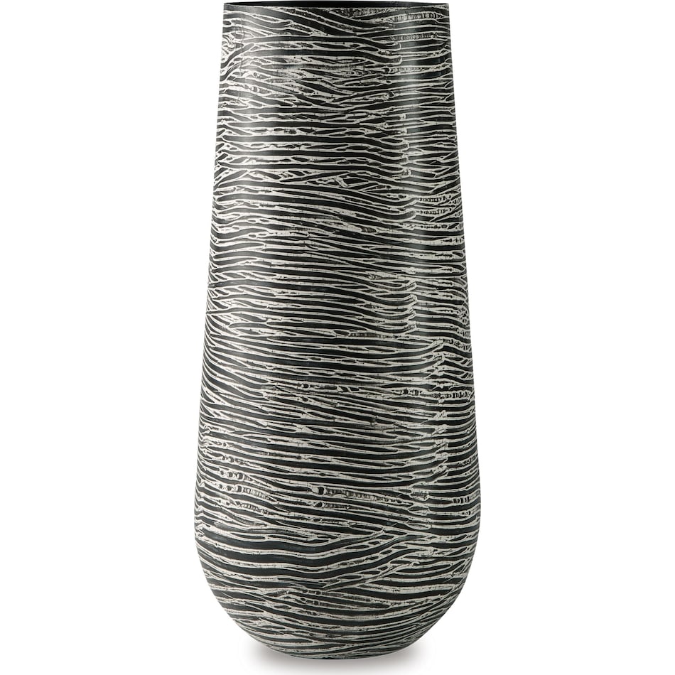 fynn antique gray vase   