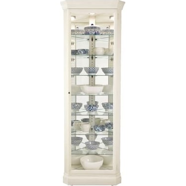 GABLE CORNER CURIO CABINET