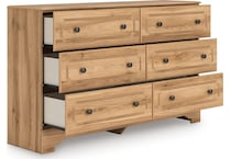 galletyn warm brown dresser   