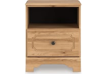 galletyn warm brown nightstand   