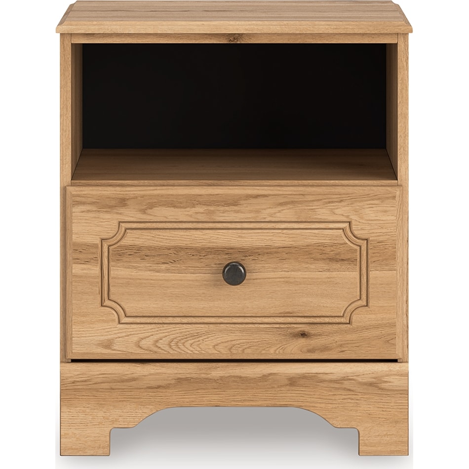 galletyn warm brown nightstand   