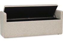 galliden beige bench   