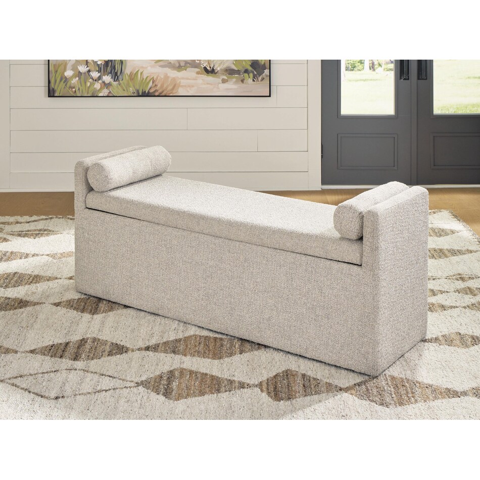 galliden beige bench   