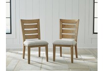 galliden brown side chair   