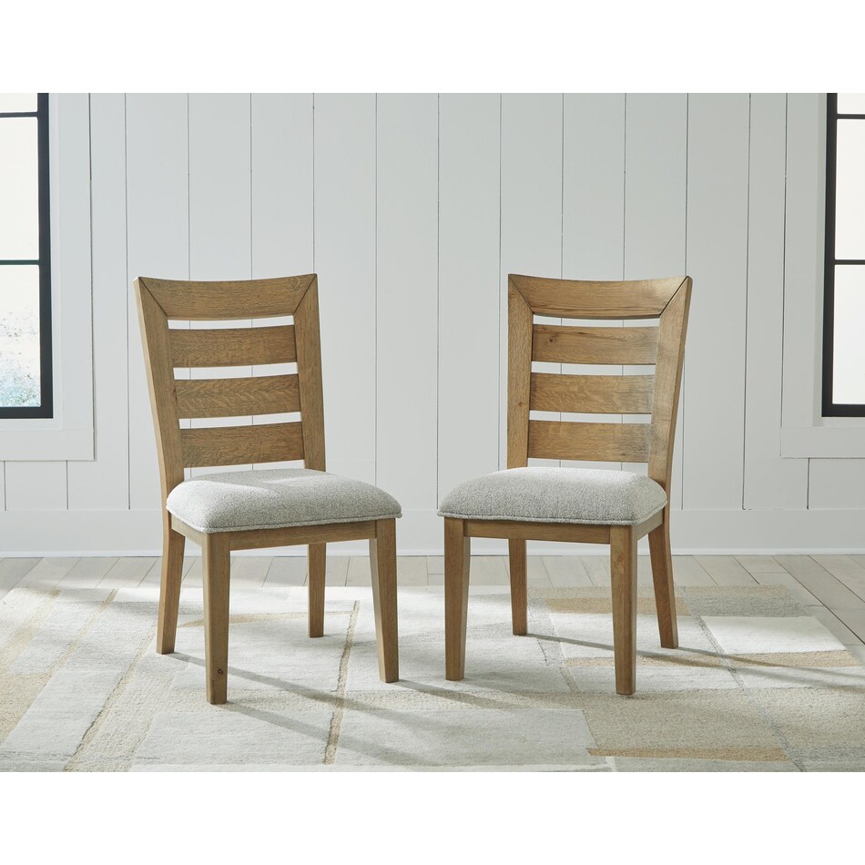 galliden brown side chair   