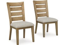 galliden light brown side chair   