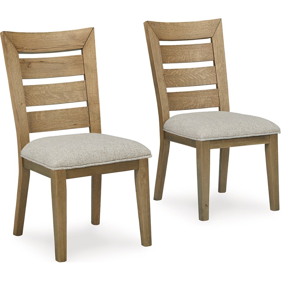galliden light brown side chair   