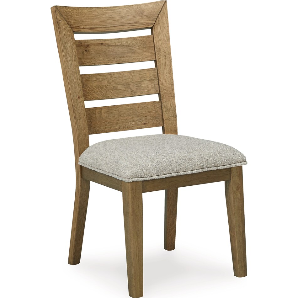 galliden light brown side chair   