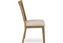 galliden light brown side chair   