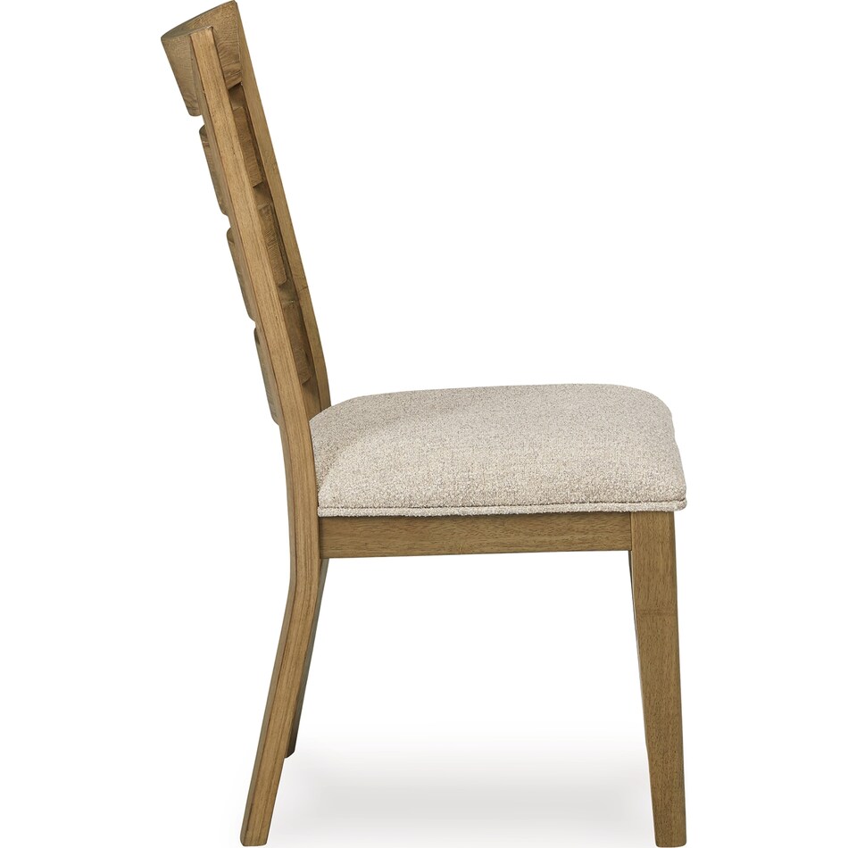galliden light brown side chair   