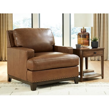 GAMBELLARA LEATHER CHAIR