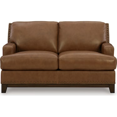 GAMBELLARA LEATHER LOVESEAT