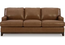 gambellara amber leather sofa   