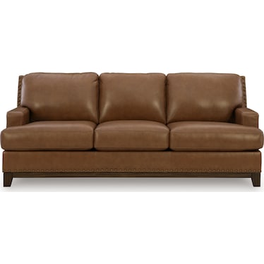 GAMBELLARA LEATHER SOFA