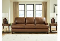 gambellara amber leather sofa   