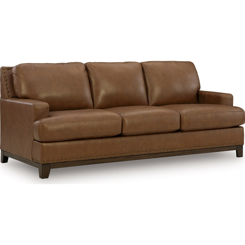 gambellara amber leather sofa   