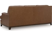 gambellara amber leather sofa   