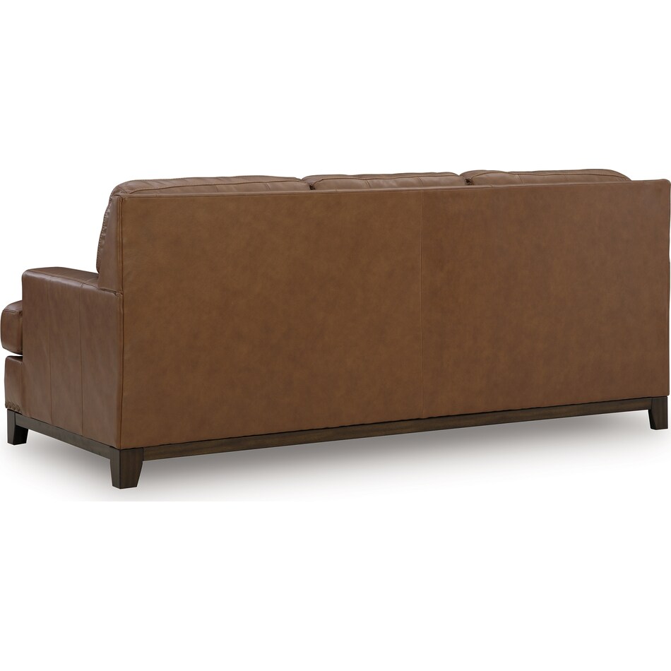 gambellara amber leather sofa   