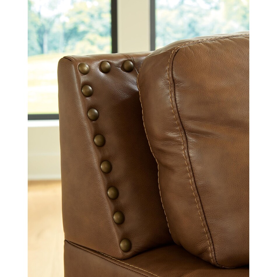 gambellara amber leather sofa   