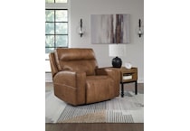 game plan  power leather recliner   