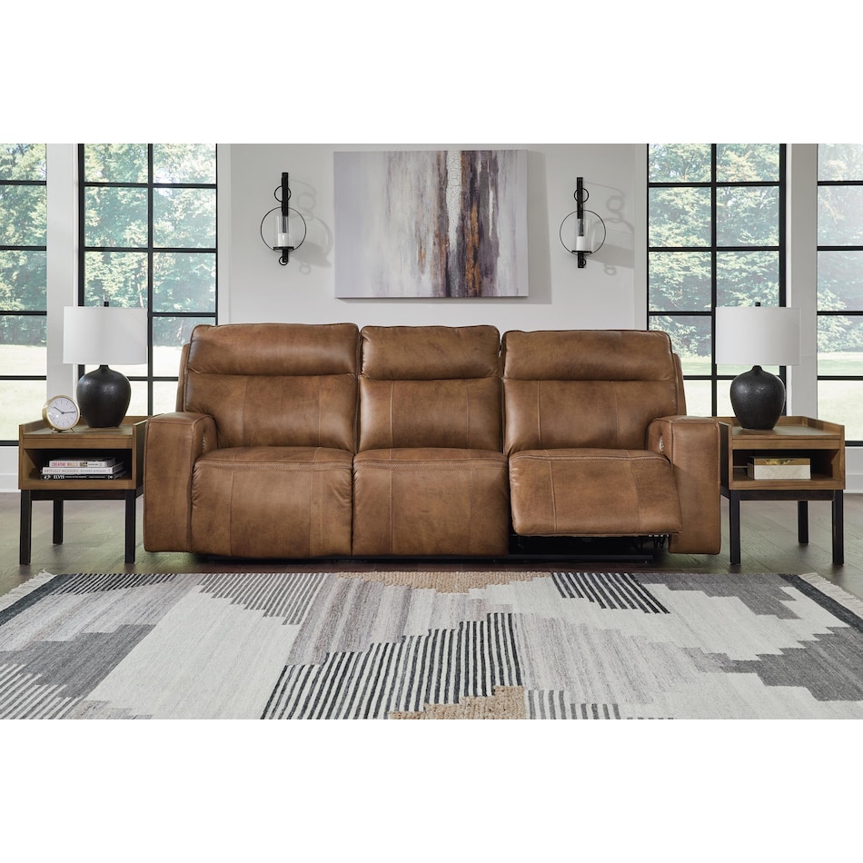 game plan  power leather reclining loveseat   