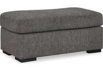 gardiner pewter ottoman   