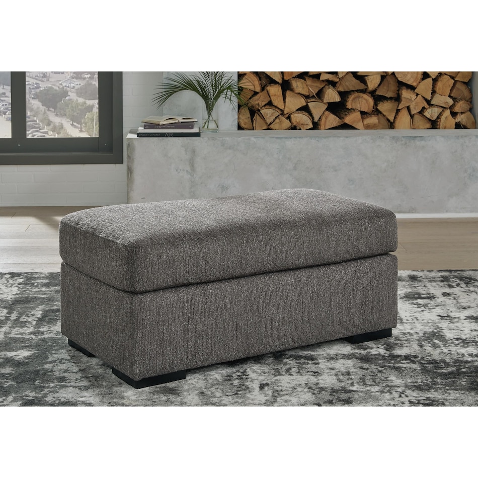 gardiner pewter ottoman   