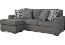 gardiner pewter sofa chaise   