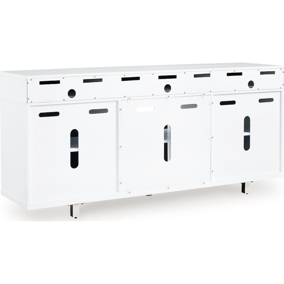 gardoni white black console   