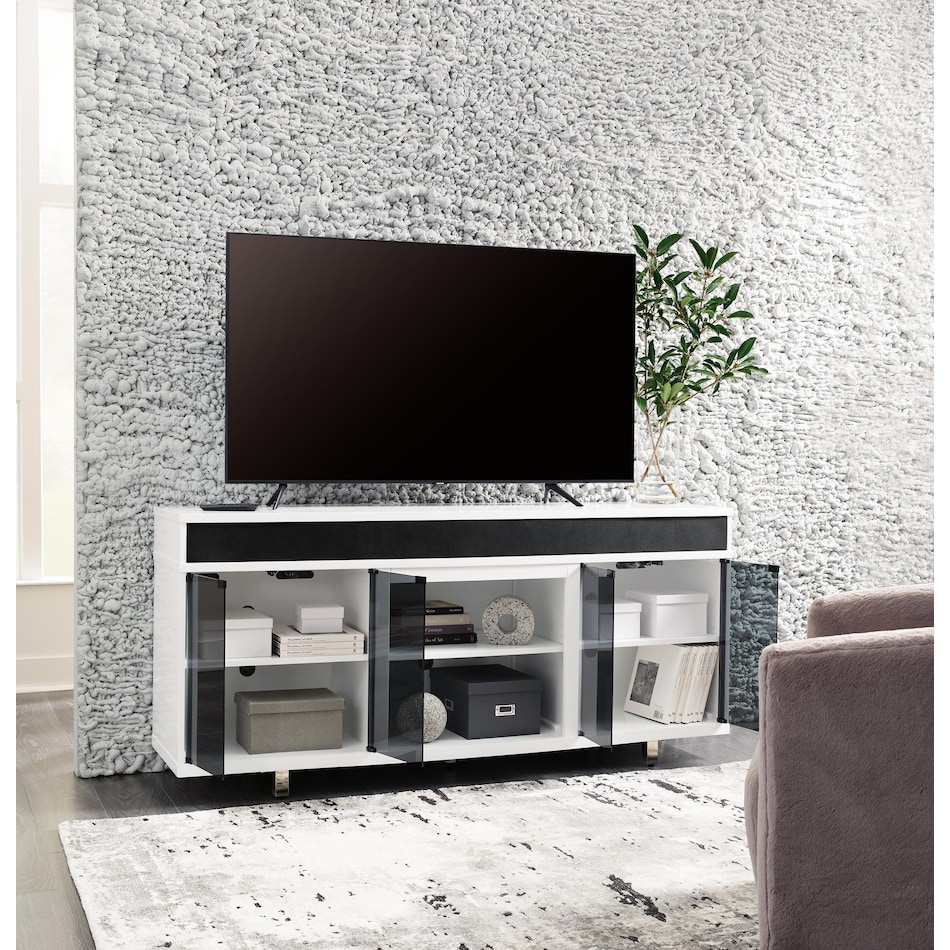 gardoni white black console   