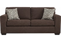 garrick brown loveseat   