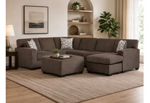 garrick brown ottoman   