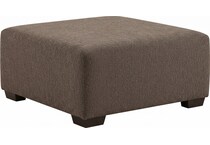 garrick brown ottoman   