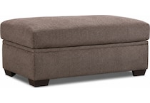 garrick brown ottoman   