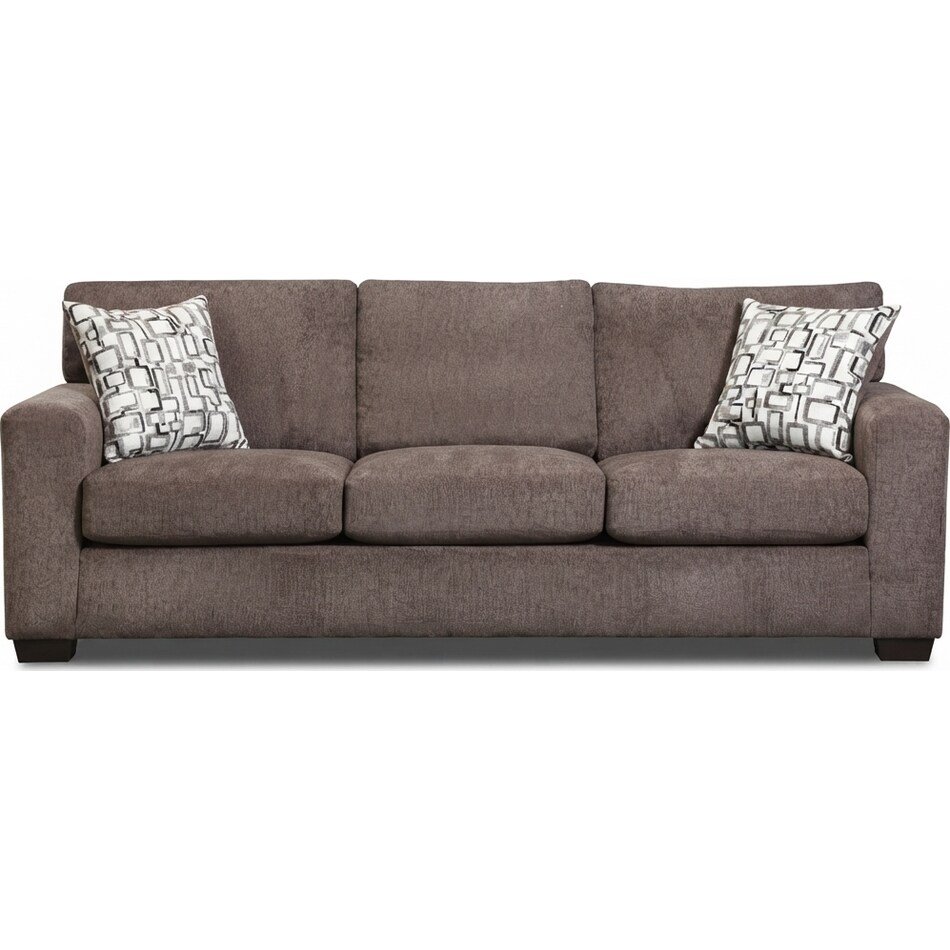 garrick brown sofa   