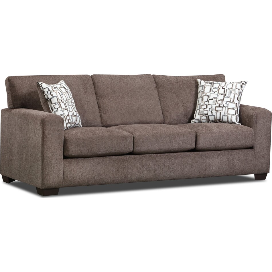 garrick brown sofa   
