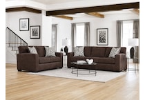 garrick brown sofa   