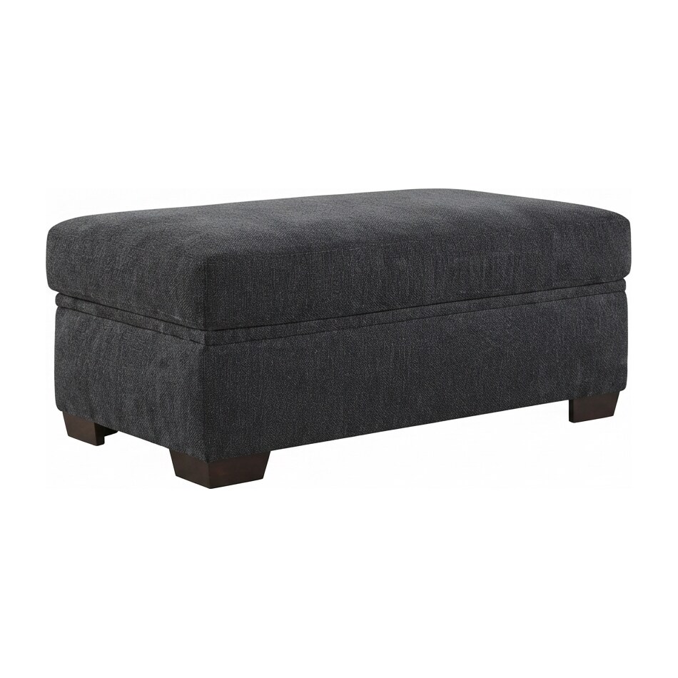 garrick charcoal ottoman   