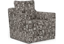 gates funkytown taupe accent chair   