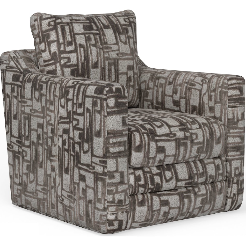 gates funkytown taupe accent chair   