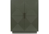 geirwood dark green accent cabinet   