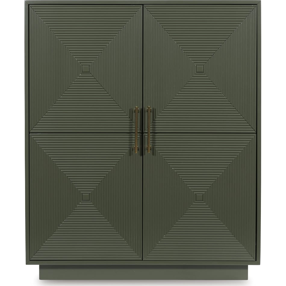 geirwood dark green accent cabinet   