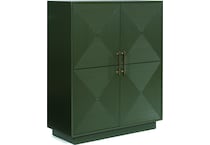 geirwood dark green accent cabinet   