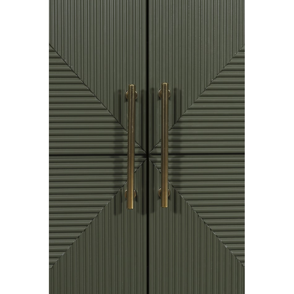 geirwood dark green accent cabinet   