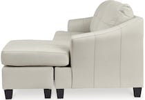 genoa coconut leather sofa chaise   