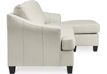 genoa coconut leather sofa chaise   