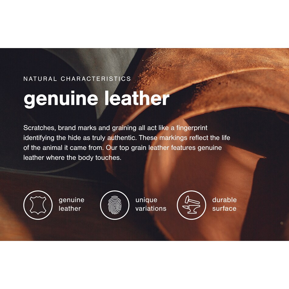 genoa steel leather loveseat   